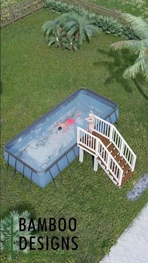 Create Your Own 4x4 Above-Ground Pool Deck: Easy DIY Plans & Tips #PoolDeck #DIYPlans