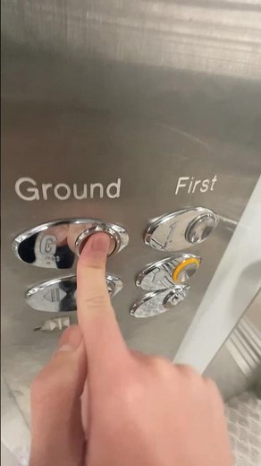 Lift and self checkout at Tesco in Cambridge