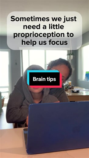Proprioceptive input is calming and organizing for the nervous system. It helps the body feel grounded, which supports regulation and readiness to engage. It can help with: • Improving focus and attention • Reducing restlessness or impulsivity • Supporting emotional regulation • Easing anxiety or sensory overload Common proprioceptive activities include: • Heavy work (carrying groceries) • Deep pressure (hugs, massages) • Resistance activities (stretch bands, wall push-ups) • Jumping, climbing, 