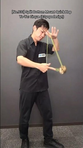 [No.933]🪀Today's Yo-Yo Trick & Tutorial: Split Bottom Mount Quick Hop #yoyo