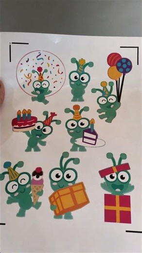 Easy stickers with Cricut and ‪@Icolorprintingsolutions‬ iColor 560 #stickers