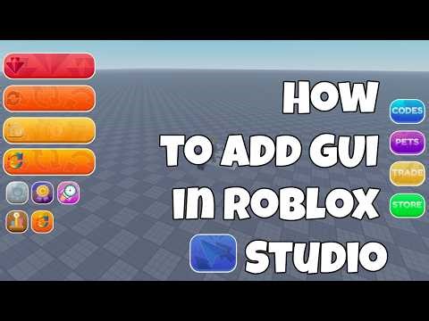 How to Add GUI in Roblox Studio