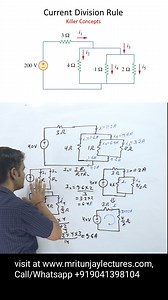 10K views · 1K reactions | Current Divider Rule | PROBLEM ON Current Division RuleYoutubelink 《 https://youtube.com/@MritunjayLecturespvt》 | Mritunjay Lectures | Facebook