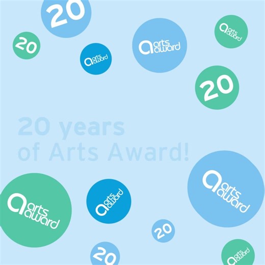 Happy 20th birthday Arts Award! 🌟 Arts Award is a set of qualifications available to those aged up to 25, living in the UK. At each level (Discover, Explore, Bronze, Silver and Gold) participants are encouraged to explore various art forms within music, performing arts, visual arts and literature. 20 years of Arts Award has seen 750,000 awards. It’s two decades of young people discovering their creativity, advisers guiding them through new experiences, and centres across the UK opening their do