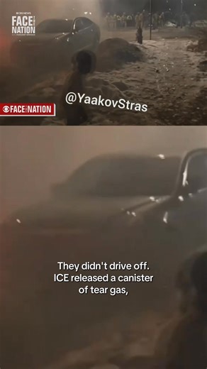 As federal law enforcement agents have faced allegations of using aggressive tactics in Minneapolis, Department of Homeland Security Secretary Kristi Noem on Sunday put the blame on protesters and local leaders for violent incidents, including one in which a couple said they and their six children were tear-gassed while driving home from basketball practice. "That family was caught up in that situation because of violent protesters that were impeding law enforcement operations, and that family w