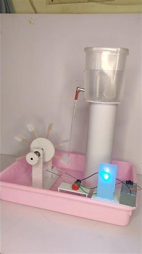 hydroelectricity Project | Science project for exhibition #schoolproject #science #shorts