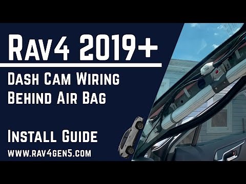 Dashcam install behind A Pillar Airbag