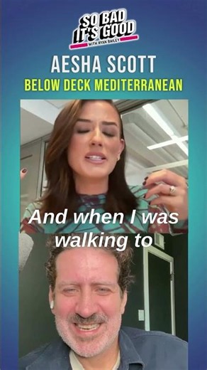 Below Deck Med’s Aesha Scott on the fish knife episode! 🐟🛥️