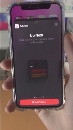 ANY iPhone How To Add Calendar Widget!