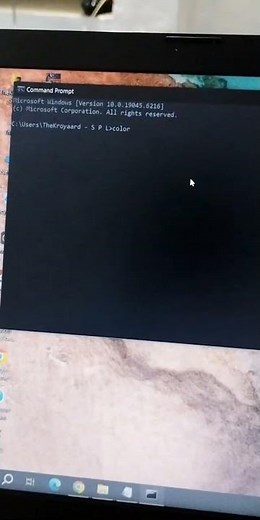 How to change Command prompt text color #windowscommandline