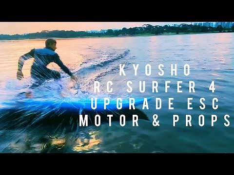 Super Awesome Kyosho RC Surfer 4 Upgraded Brushless Motor Esc & Props RC Crawler Extreme