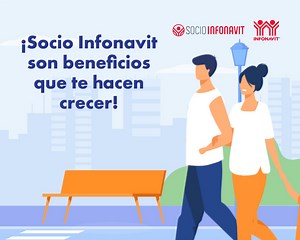 6.8K views · 57 reactions | Si eres derechohabiente, ya puedes comenzar a disfrutar de los beneficios de Socio Infonavit ¡Regístrate sin costo! https://bit.ly/2Qwg0hj | Infonavit | Facebook