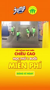 Lớp thể dục phát triển chiều cao - Dành cho trẻ từ 4 - 18 tuổi 🔥MIỄN PHÍ học thử! Ba mẹ đăng ký cho bé trải nghiệm tại đây nhé: http://ldp.to/dangky-hocthu-mienphi ️️💥Jump Arena kết hợp cùng Thể Dục Bằng Tâm mang đến lớp thể dục phát triển chiều cao tập luyện trên mô hình bạt nhún đầu tiên tại Việt Nam. Đến đây, bé sẽ được: - Học mà chơi, chơi mà học, vận động vui hơn, cao khỏe hơn với kho trò chơi đa dạng như bóng rổ bạt nhún, bóng né, thử thách ninja, leo núi,… chỉ có tại Jump Arena - Trải n