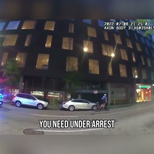 “You’re Under Arrest” Officer Gives Commands During Ongoing Situation