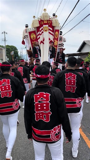 #だんじり#松尾連合#内田町#入魂式
