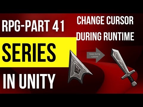 Unity RPG series - Change Cursor hoover over 3d objects part 41