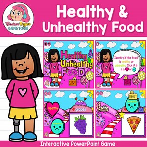 Healthy and Unhealthy Food PowerPoint Game