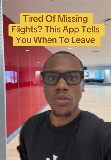 I vibe coded an app that tells you exactly when to leave for the airport so you never gotta sprint through the terminal again mane. Built it in Tampa while I was dead tired from running. No more stress. No more close calls. Comment AI if you want me to show you how to set this up. Follow me for the real AI sauce!! #travelhacks #aitools #ai #traveltips #vibecoding