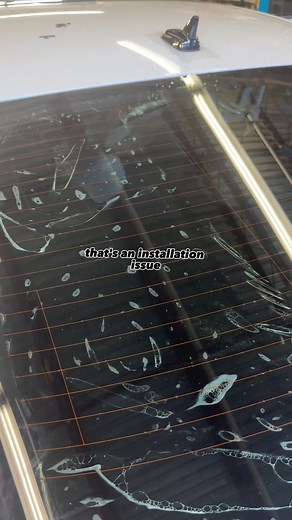 Do you see bubbles in your window tint after installation? Let’s break down the two possibilities! #windowtint #windowtinting #tintshop #xpel #londonontario #ceramictint