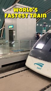 BEAST of Shanghai China 😱 Maglev train from Shanghai Pudong International Airport to central Pudong, Shanghai 😍 . . . #maglev #shanghaicity #chinatour #trainjourneys #fastest #engineeringmarvel #fareast | Souradip Ghosh