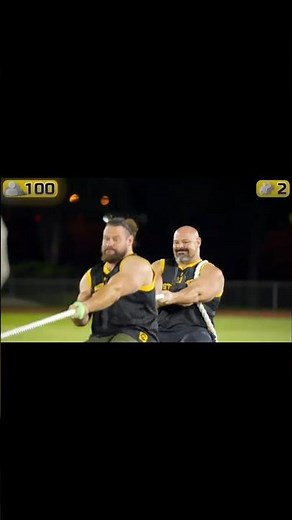 Two Strongest Man Vs 100 Kids! | Mr #mrbeast #beast #worldstrongestman
