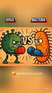 348K views · 9.1K reactions | 裂 Virus y 匿 bacterias: ¡no son lo mismo! Unos necesitan invadir tus células, otros viven solos… y ambos pueden enfermarte.  Antibióticos vs vacunas: la clave está en saber diferenciarlos. Educar es salvar vidas. Comparte este mensaje. #Virus #Bacterias #Salud #Ciencia #Prevención #AprendeDeSalud #LearnAboutHealth #Health #Science #Prevention #EducationSavesLives | Aprende de salud , learn about health | Facebook