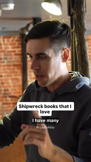 Some of the many shipwreck books that I love | Ryan Holiday