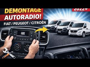 Tutorial: Car radio removal and Pioneer PF97 installation on Peugeot Boxer / Citroen Jumper / Fia...