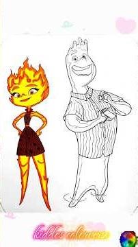 Ember & wade from Elemental 🔥💧 #elemental #shorts #short #shortvideo #shortsvideo #shortsfeed