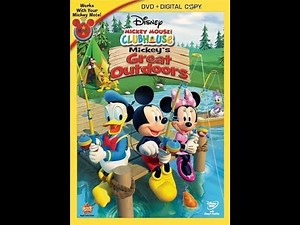 Mickey Mouse Clubhouse Mickey's Great Outdoors 2006 DVD Opening