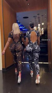 Bubble Booty walkaway Queens Lala Koi on the right