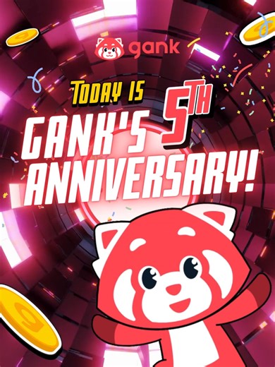 วันนี้ครบรอบปีที่ 5 ของ Gank นะครีเอเตอร์ทุกคน! 🎉🎂 วันนี้เรามาฉลองให้กับ คุณ! คุณคือหัวใจและเป็นทุกสิ่งของคอมมูนิตี้ Gank ที่เจ๋งสุด ๆ การเดินทางที่ผ่านมามันสุดยอดมาก ๆ และจะไม่มีทางเกิดขึ้นได้เลยถ้าไม่มีความสร้างสรรค์ ความไฟแรง และความตั้งใจของคุณ เพื่อฉลองวันพิเศษนี้ แคมเปญแจกรางวัล (Giveaway Campaign) ของเราก็จัดเต็มสุด ๆ เพื่อให้คุณได้มีเรื่องให้สนุกและเปล่งประกายยิ่งกว่าเดิม! จำไว้นะ: ทุก ๆ $100 ที่คุณหาได้ในช่วงแคมเปญ จะได้ ตั๋วชิงโชค 1 ใบ เพื่อลุ้นรางวัลสุดว้าว ยิ่งสร้างสรรค์เยอะ โอกาสช