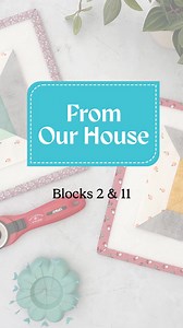4.7K views · 73 reactions | We're back!! It's time to continue the fun with our From Our House Sew Along! Today we're stitching up Blocks 2 & 11 from the original pattern and sharing a fabulous designer alternative block by @diaryofaquilter. Head to the blog to download the FREE pattern and get Amy's block tutorial! https://www.rbdblog.com/2024/10/25/from-our-house-sew-along-week-2/ | Riley Blake Designs | Facebook