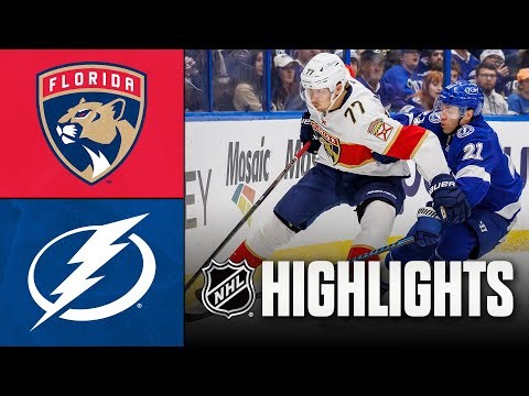 Panthers vs. Lightning | NHL Highlights | December 15, 2025