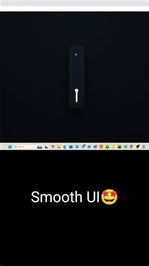 Smooth volume slider in 30sec 🔥...