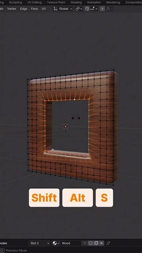 Don’t try to make your vertices round like this #blender3d #blendertutorial