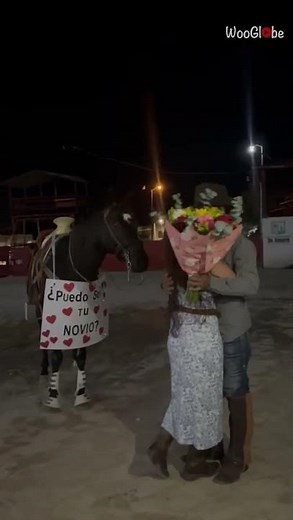 Romantic Proposal: Cowboy's Heartfelt Surprise on Horseback || WooGlobe