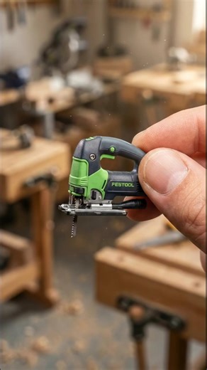 Insane Precision From a Mini FESTOOL Jigsaw #minitools #festool
