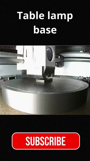 Timelapse 3d print table lamp base
