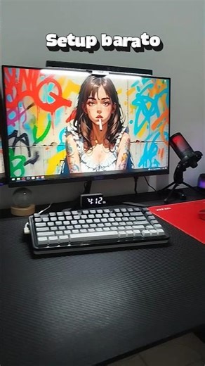 Cheap and... beautiful setup? 🔥 #shorts #shortvideo #pcgaming #rgb #gamer