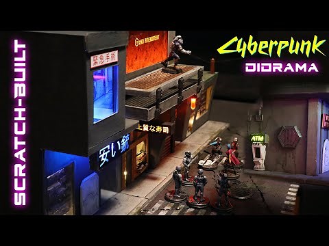 Cyberpunk City Block (Neon Skies Terrain Building Tutorial)