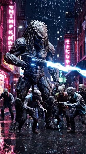 Predator vs Zombies Fight #shortsviral #shortvideo #shorts