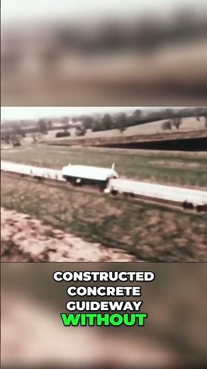 Levitating Train - Hovercraft Meets Magnetic Propulsion! #railway #railhistory #train #fypシ #rail