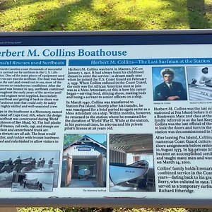2.8K views · 864 reactions | Did you know America's only all-African American Coast Guard station was on the OBX? Explore the Pea Island Lifesaving Station and learn about the many black men who helped shape OBX's diverse history. For more locations to explore this month, visit the link. | Visit The Outer Banks | Facebook
