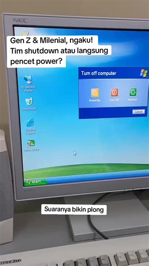 Ngaku yang dulu matiin windows XP langsung pencet tombol power siapa? #nostalgia #fyp #nostalgia90an