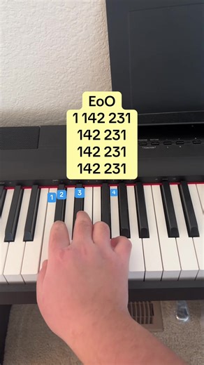 EoO (numbers and letters) // instagram: jessnotes123 #piano #pianotutorial #pianomusic #badbunny #ejae