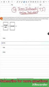Texas Instruments Online Written Test Question #10 | 12-bit ADC | Can You Solve This? 🤔 #Shorts
