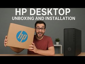 Hp Desktop Unboxing and Installation