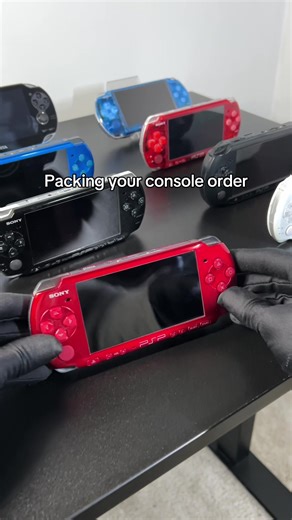 Packing a Custom Red PSP Order