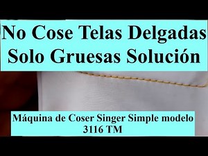 Singer Simple Sewing Machine, model 3116TM, sews only thick fabrics.